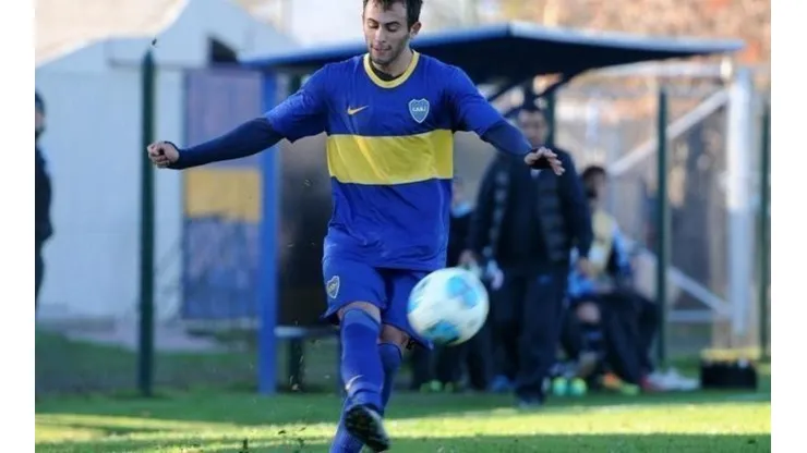 Francesco Celeste jugó dos partidos con Boca Juniors en la temporada 2013/14