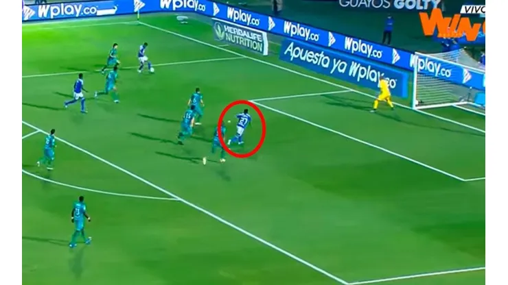José Ortiz marcó en el empate 2-2 de su equipo ante La Equidad