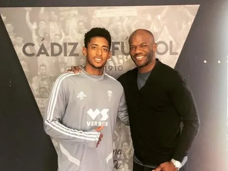David Suazo y el Choco Lozano se encontraron en Cádiz y se tiraron piropos