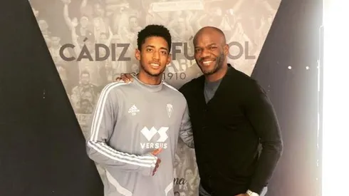 David Suazo y Choco Lozano se fotografiaron juntos en Cádiz