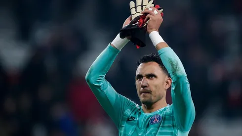 Keylor Navas en un partido contra el Lille