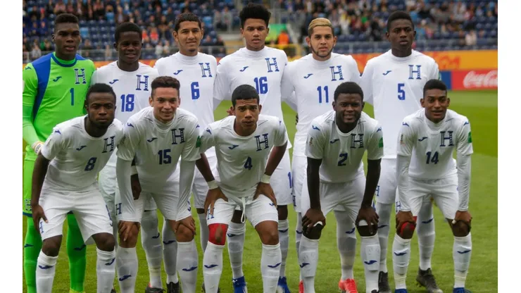 La selección sub 20 de Honduras durante el mundial de la categoría en Polonia