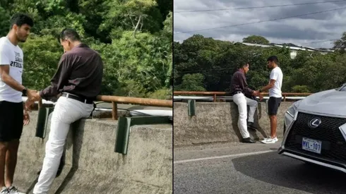 Humanidad: Johan Venegas le salvó la vida a un hombre que se estaba por suicidar