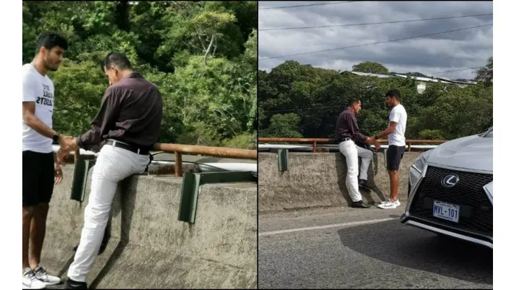 Humanidad: Johan Venegas le salvó la vida a un hombre que se estaba por suicidar