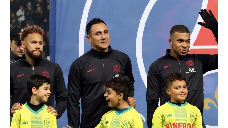 Neymar, Keylor Navas, Mbappé