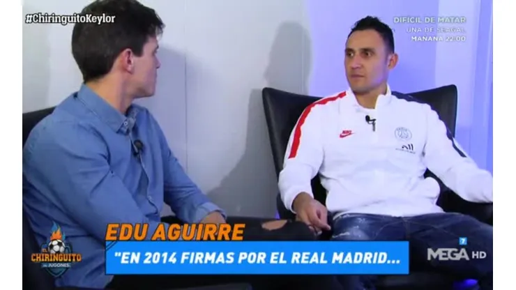 Keylor Navas: "Cuando le dije que sí al Madrid, yo ni sabía mi contrato"