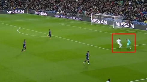 Keylor Navas exhibió que también puede jugar con los pies