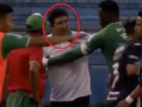 Héctor Vargas se pasó y envió razón subida de tono a DT de Motagua con el árbitro