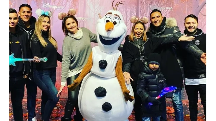 Keylor Navas, Óscar Duarte y sus familias