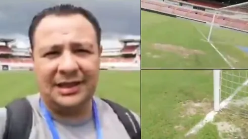Periodista mexicano llama "potrero" a la cancha del Rommel Fernández
