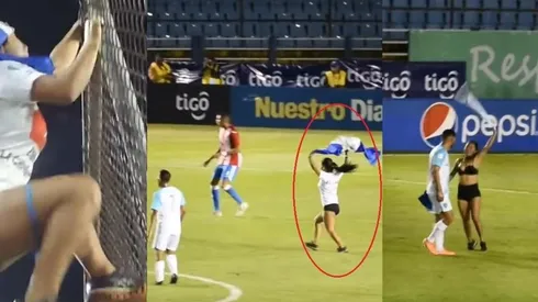 Invasión de La Chispuda al partido Guatemala-Puerto Rico