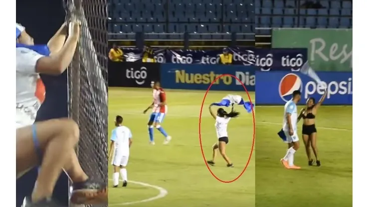 Invasión de La Chispuda al partido Guatemala-Puerto Rico