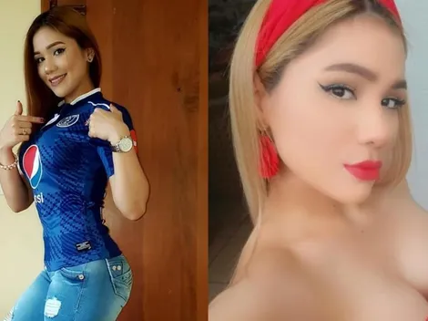 En fotos, la escultural mujer que ganó por los dos lados en clásico hondureño