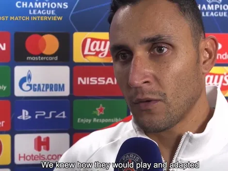Palabras de humildad de Keylor tras atajar penal que salvó a PSG en Champions