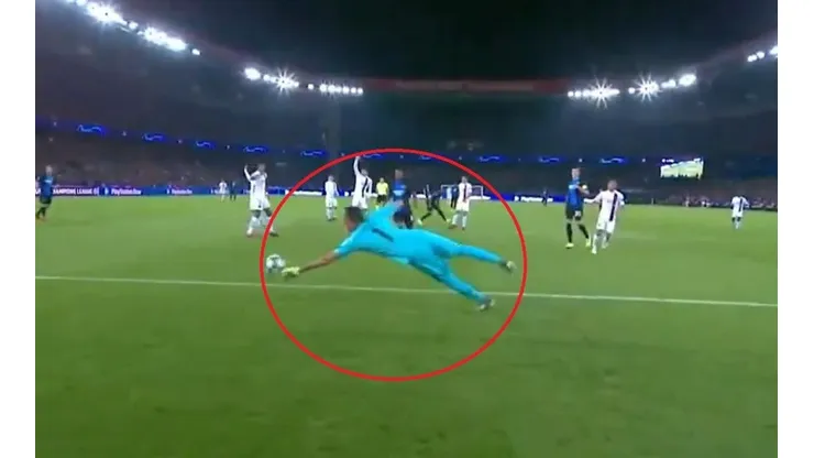 Atajada de Keylor Navas