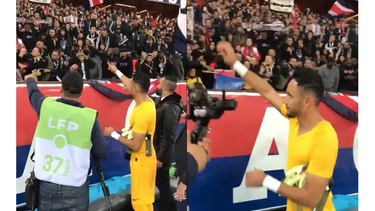 Keylor Navas entrega detalle a la tribuna del PSG