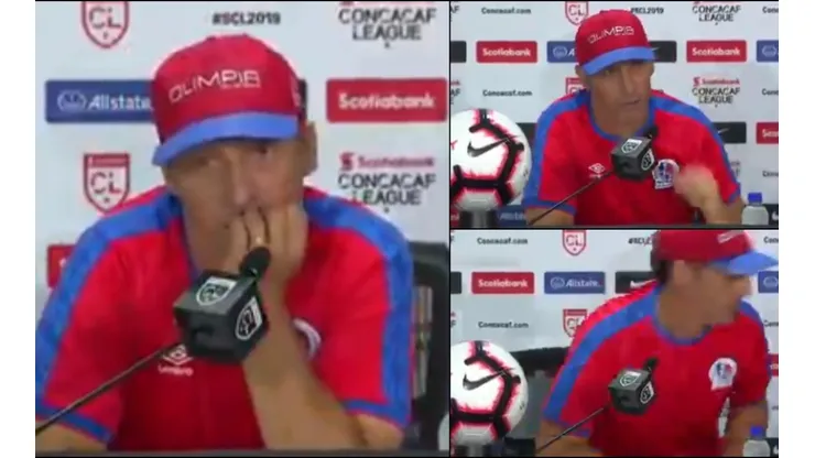 Pedro Troglio abandonó conferencia de prensa molesto, tras una pregunta de periodista tico