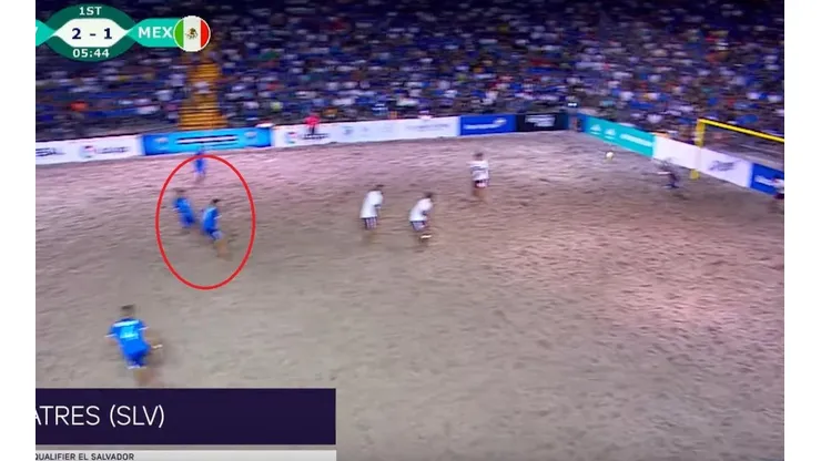 Golazo de Rubén Batres, El Salvador