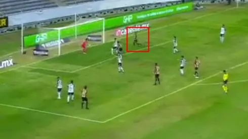 Marvin Ceballos anotó su primer gol en México ante Rayados de Monterrey