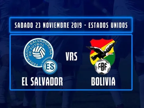 Lógica razón hace cancelar amistoso entre El Salvador y Bolivia