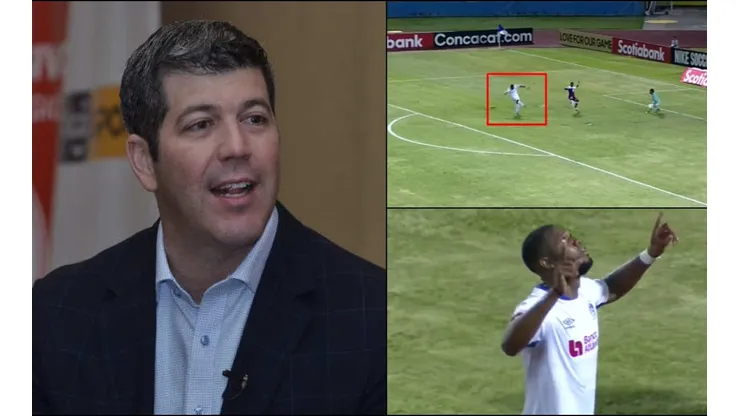 Fernando Palomo reaccionó al gol de Jorge Benguché