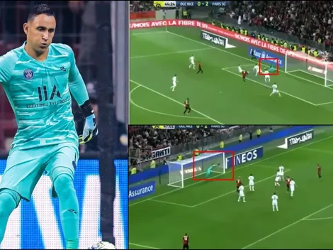 Las dos intervenciones de Keylor Navas en el partido contra el Niza