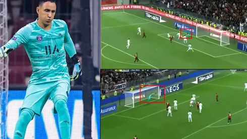 Las dos intervenciones de Keylor Navas en el partido contra el Niza