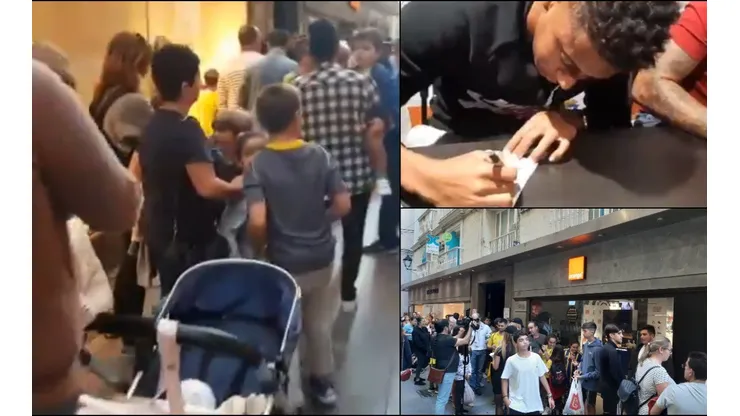 Locura en Cádiz por un autógrafo del "Choco" Lozano