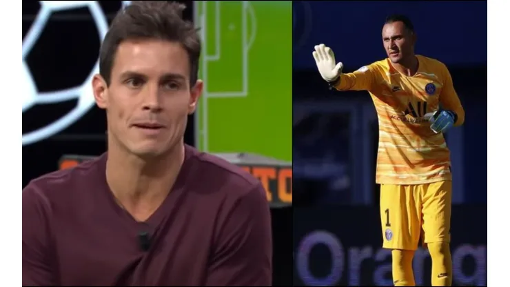 Edu Aguirre se rinde ante Keylor Navas en el Chiringuito