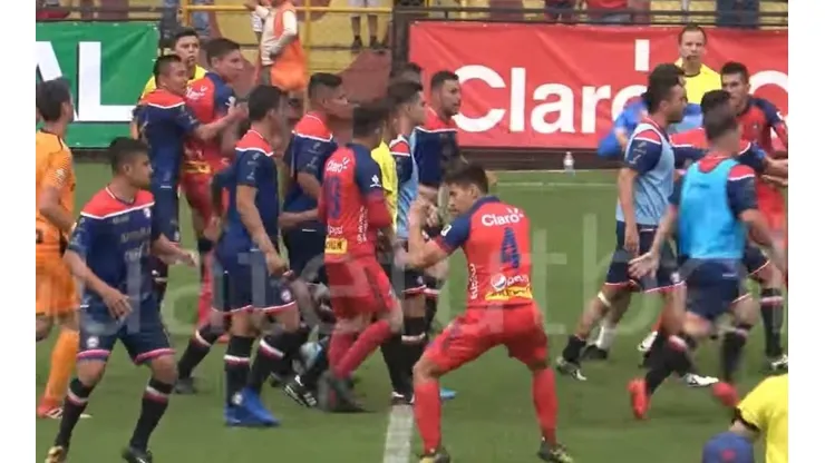 Pelea en Guatemala