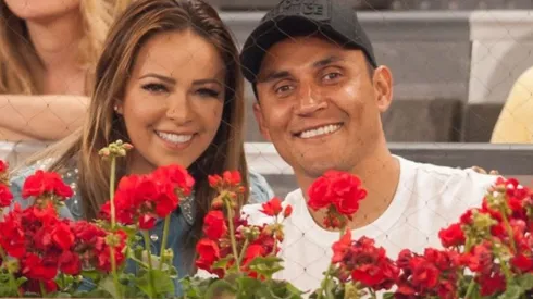 Andrea Salas y Keylor Navas