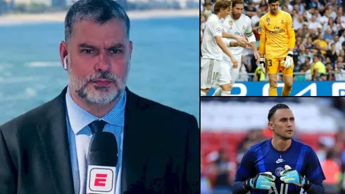 Richard Méndez destroza a Real Madrid por Thibaut Courtois, y se acuerda de Keylor Navas