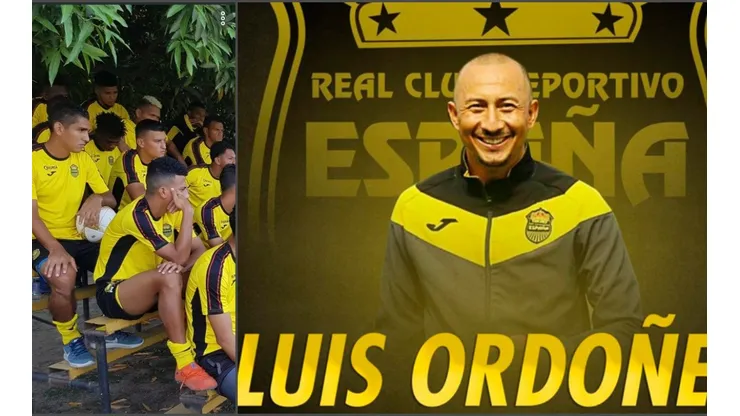 Luis Ordoñez es el nuevo técnico de Real España, y ya realizó su primer entrenamiento