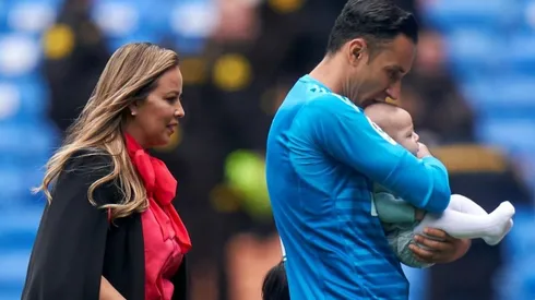 Keylor Navas y su familia