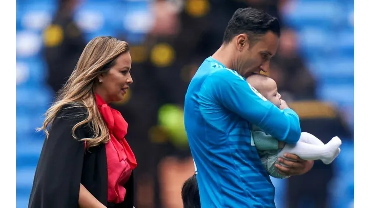 Keylor Navas y su familia