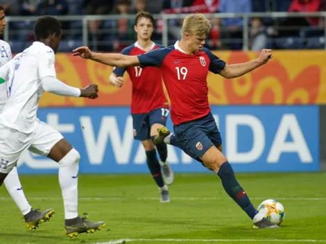 Reapareció en Champions el noruego de los 9 goles a Honduras en Mundial Sub 20