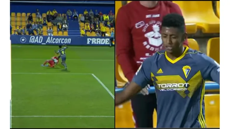 Anthony Lozano salió expulsado y Cádiz perdió el liderato