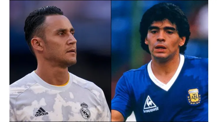Comparan a Keylor Navas con Diego Maradona