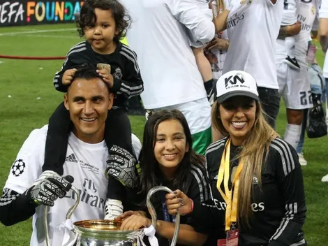 Esposa de Keylor Navas también se despidió del Real Madrid