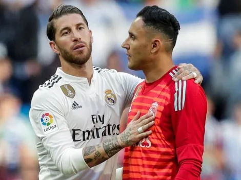 Sergio Ramos tomó la capitanía en Real Madrid para despedir a Keylor Navas