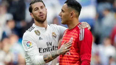 Sergio Ramos y Keylor Navas
