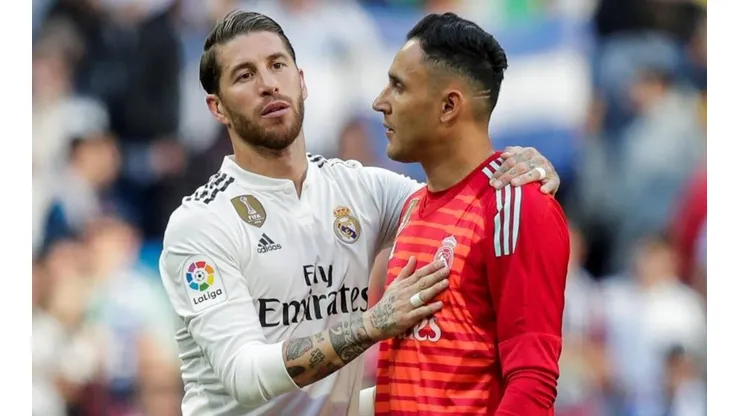 Sergio Ramos y Keylor Navas