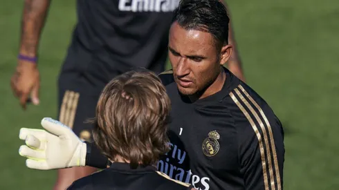 La actitud de Keylor Navas en su último entreno con Real Madrid