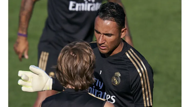 La actitud de Keylor Navas en su último entreno con Real Madrid