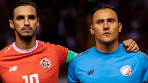 Keylor Navas y Bryan Ruiz
