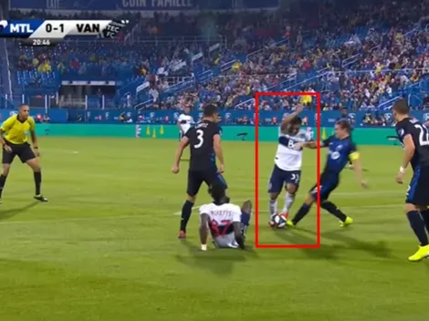 El penal que le cometen a Michaell Chirinos en la MLS