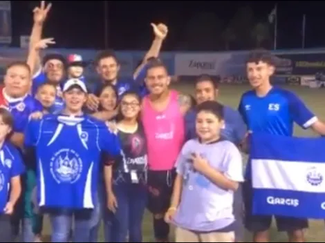 El gesto conmovedor de Fito Zelaya con aficionados salvadoreños