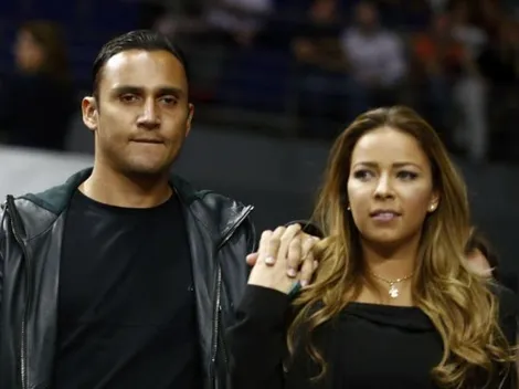 Keylor recargó energías con el amor y posa en el Madrid con una sonrisa