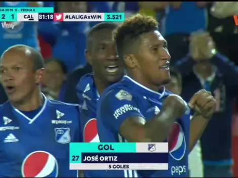 Otro doblete de José Guillermo Ortiz en Colombia