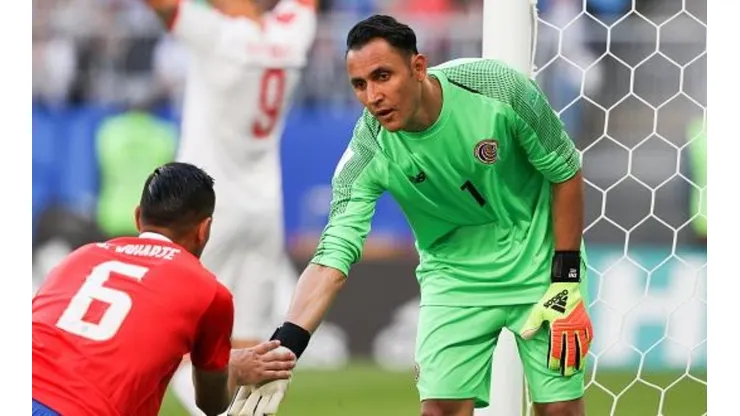 Keylor Navas y Óscar Duarte